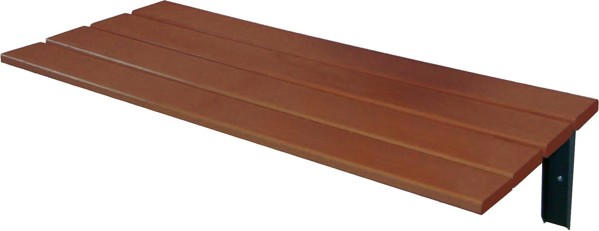Bild von Wandsitzbank Bambus Länge 600 mm ohne Schuhrost, Tiefe 500 mm